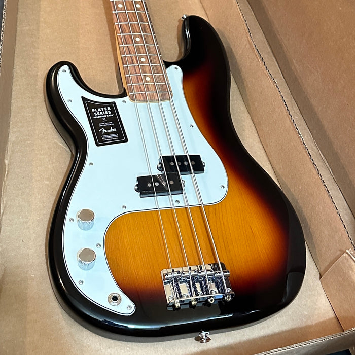 Fender Player Precision P Bass 4 String Left Handed Electric Bass Guitar - Sunburst