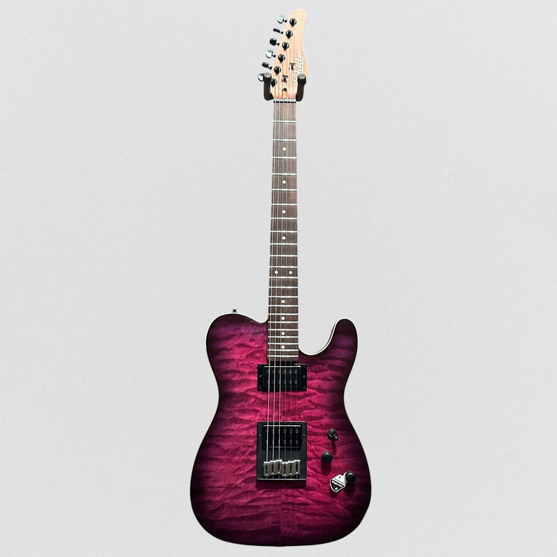 Schecter PT Pro Electric Guitar - Transparent Purple Burst
