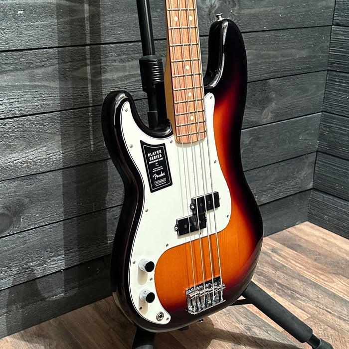 Fender Player Precision P Bass 4 String Left Handed Electric Bass Guitar - Sunburst