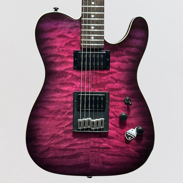 Schecter PT Pro Electric Guitar - Transparent Purple Burst