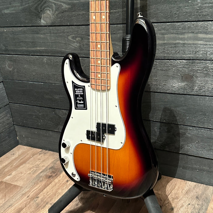 Fender Player Precision P Bass 4 String Left Handed Electric Bass Guitar - Sunburst