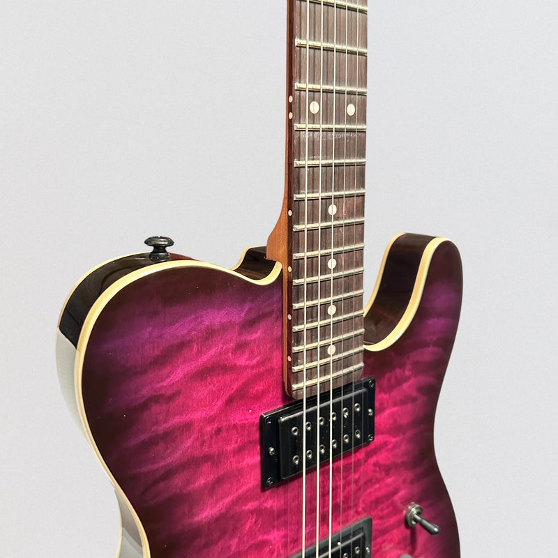 Schecter PT Pro Electric Guitar - Transparent Purple Burst