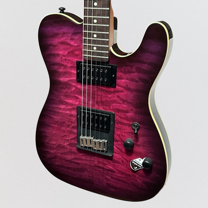 Schecter PT Pro Electric Guitar - Transparent Purple Burst