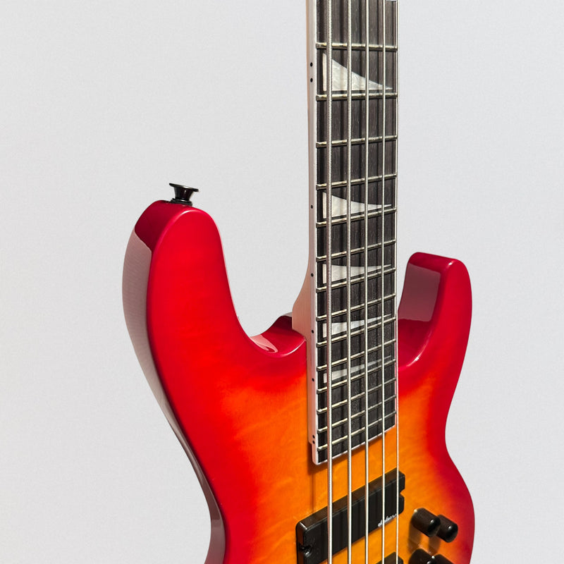 Jackson JS Series JS3VQ Concert 5 String Electric Bass Guitar - Cherry Burst