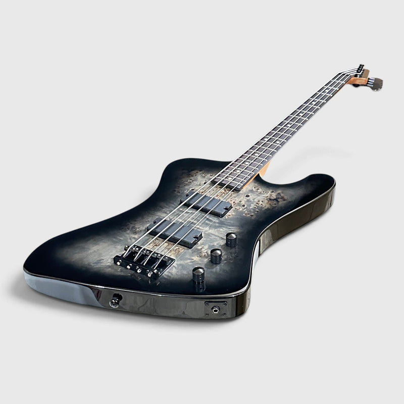 ESP LTD Phoenix-204DX 4 String Electric Bass Guitar - Black Burst