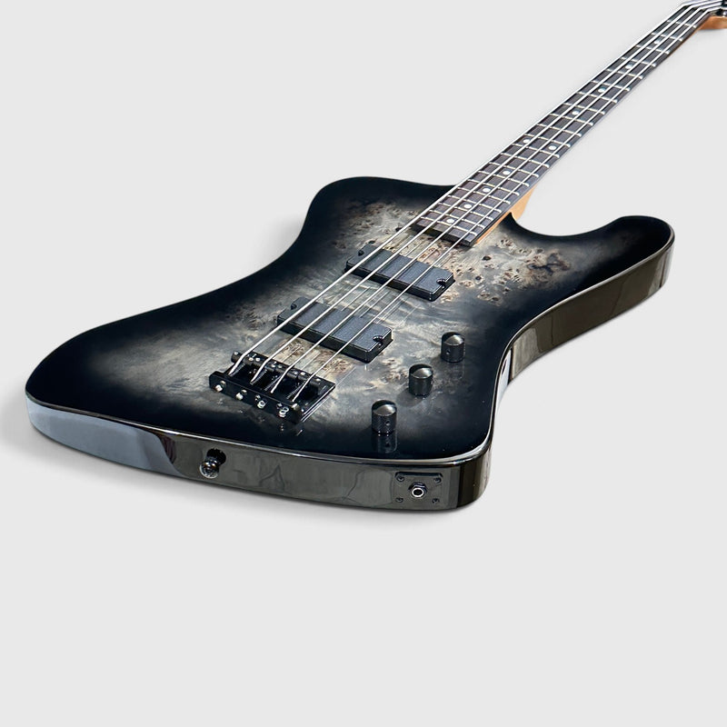 ESP LTD Phoenix-204DX 4 String Electric Bass Guitar - Black Burst