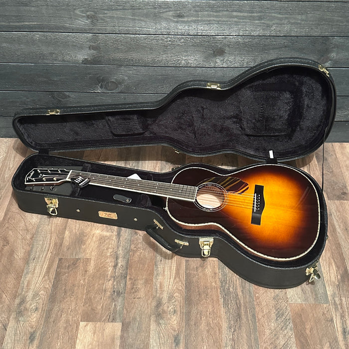 Fender PS-220E Paramount Parlor Acoustic Electric Guitar w/ Case - Sunburst