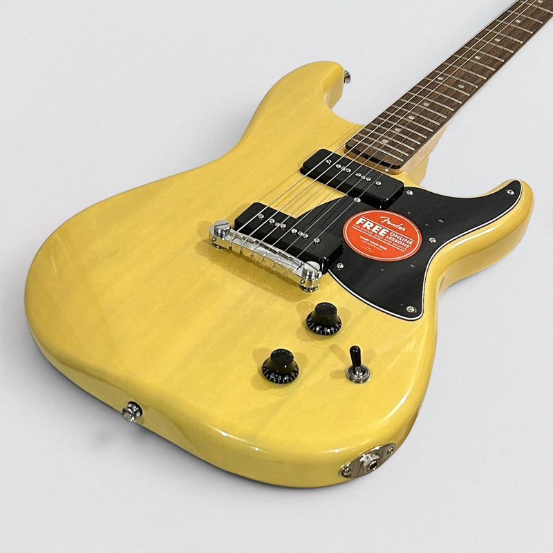 Fender Squier Paranormal Strat-O-Sonic Electric Guitar - Vintage Blonde