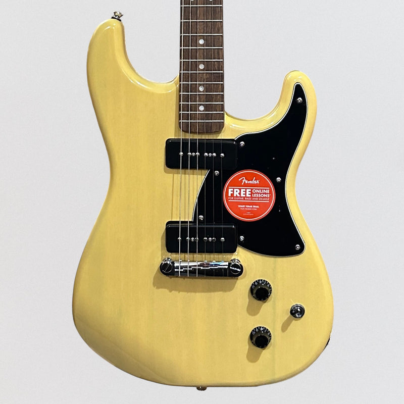 Fender Squier Paranormal Strat-O-Sonic Electric Guitar - Vintage Blonde