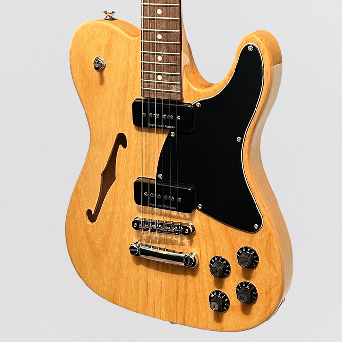 Fender Jim Adkins JA-90 Telecaster Thinline Semi Hollow Body Electric Guitar - Natural
