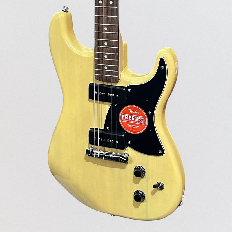 Fender Squier Paranormal Strat-O-Sonic Electric Guitar - Vintage Blonde