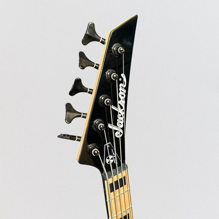 Jackson David Ellefson Signature Kelly Bird V 5 String Electric Bass Guitar - Blue Burst