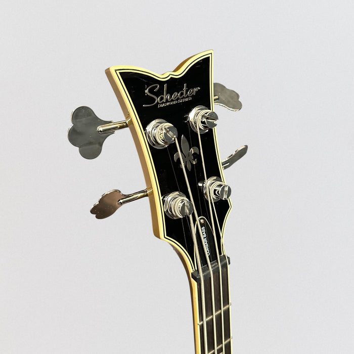 Schecter Corsair 4-String Semi Hollow Body Electric Bass Guitar - Gold