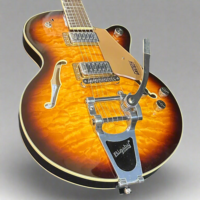 Gretsch G5655TQM Electromatic Center Block Jr Maple Semi Hollow Body Electric Guitar w/ Bigsby - Sweet Tea