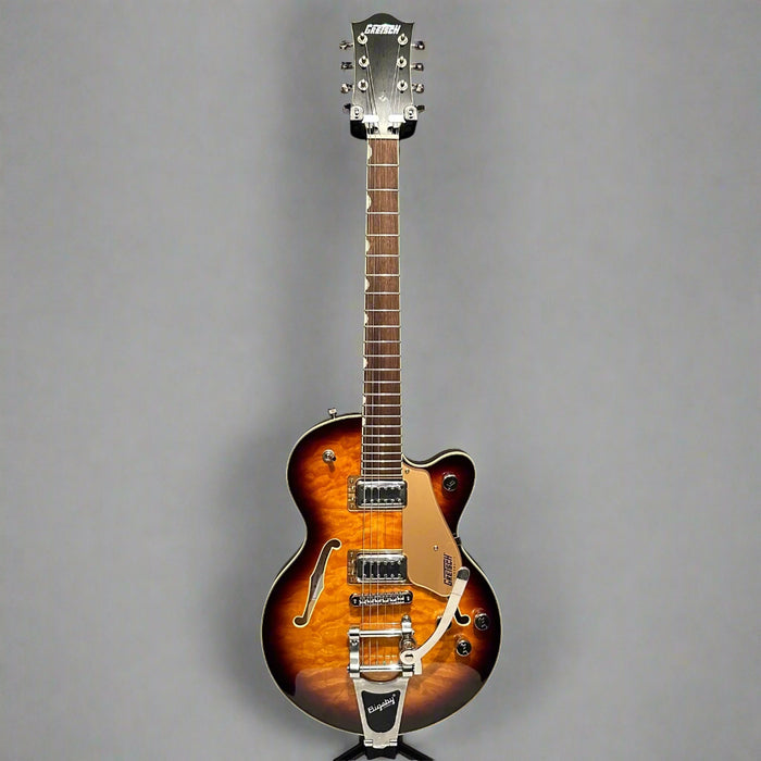 Gretsch G5655TQM Electromatic Center Block Jr Maple Semi Hollow Body Electric Guitar w/ Bigsby - Sweet Tea