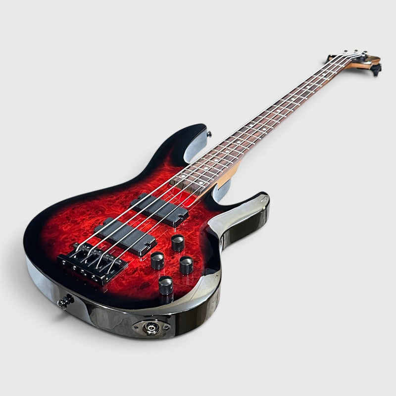 ESP LTD B-204DX 4 String Electric Bass Guitar - Red Burst