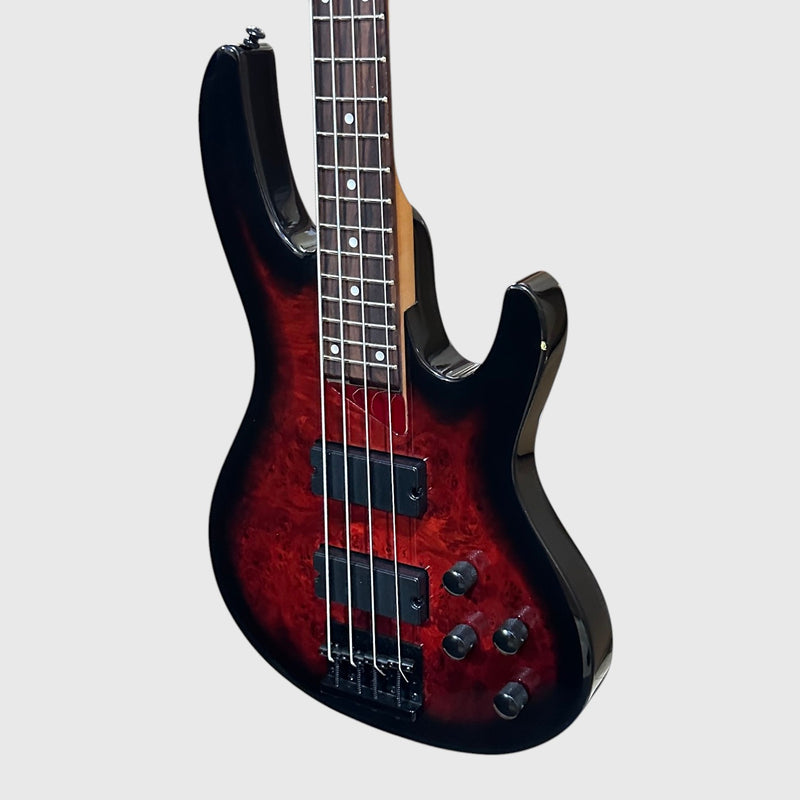 ESP LTD B-204DX 4 String Electric Bass Guitar - Red Burst