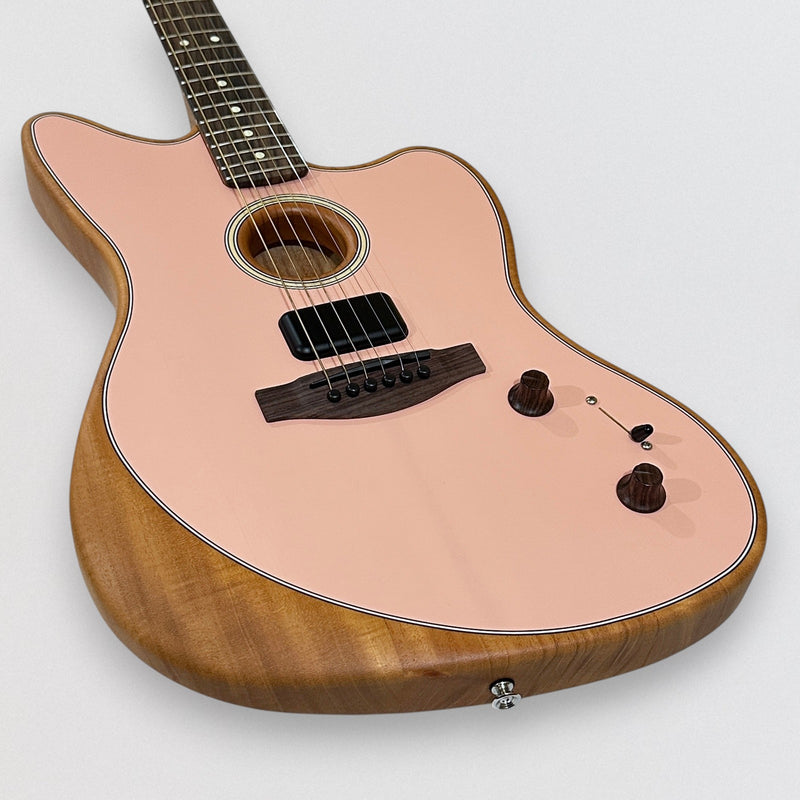 Fender Acoustasonic Player Jazzmaster Acoustic-Electric Guitar - Shell Pink