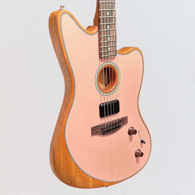 Fender Acoustasonic Player Jazzmaster Acoustic-Electric Guitar - Shell Pink