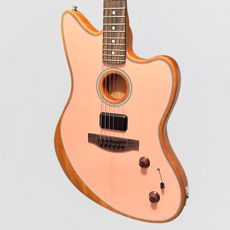 Fender Acoustasonic Player Jazzmaster Acoustic-Electric Guitar - Shell Pink