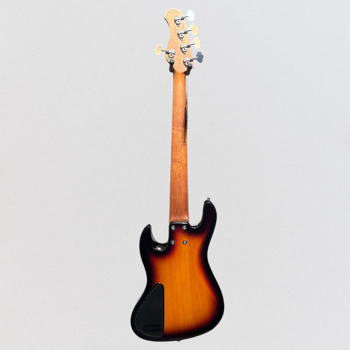 Sadowsky SMX MetroExpress Vintage JJ 5-String Fretless Electric Bass Guitar - Tobacco Sunburst