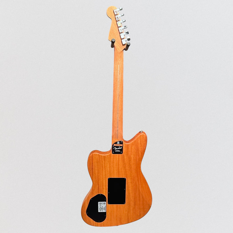 Fender American Acoustasonic Jazzmaster All-Mahogany Acoustic-Electric Guitar - Natural