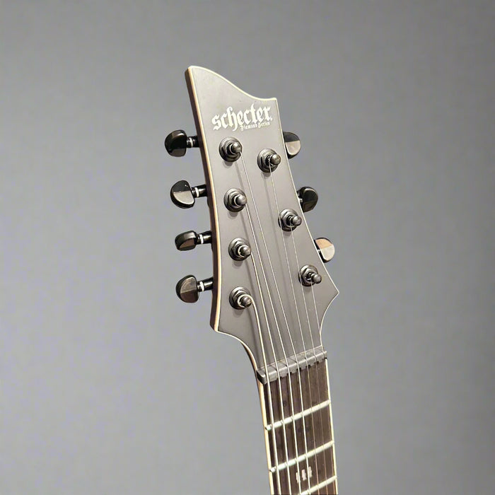 Schecter C-7 SLS Elite Evil Twin 7 String Electric Guitar - Satin Black