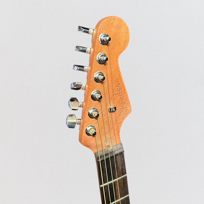 Fender American Acoustasonic Jazzmaster All-Mahogany Acoustic-Electric Guitar - Natural