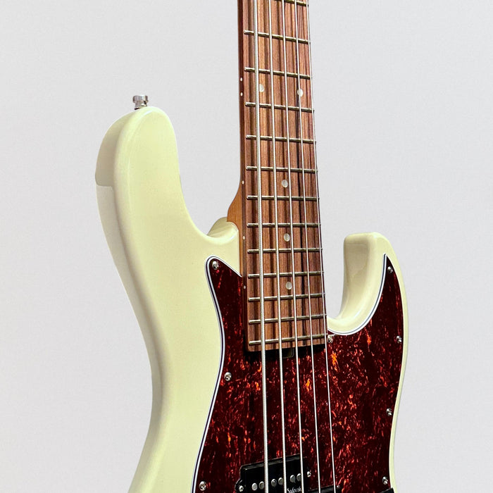 Sadowsky SMX MetroExpress Hybrid PJ 5-String Morado Red Electric Bass Guitar - White