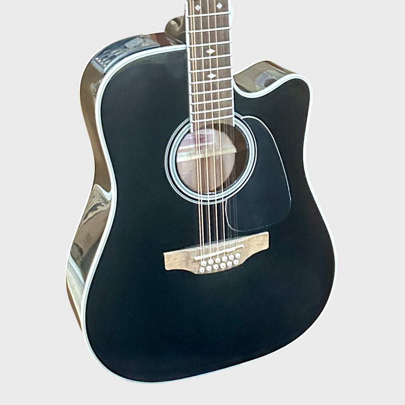 Takamine GD38CE 12-String Dreadnought Acoustic-Electric Guitar - Black