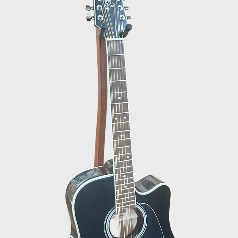 Takamine GD38CE 12-String Dreadnought Acoustic-Electric Guitar - Black