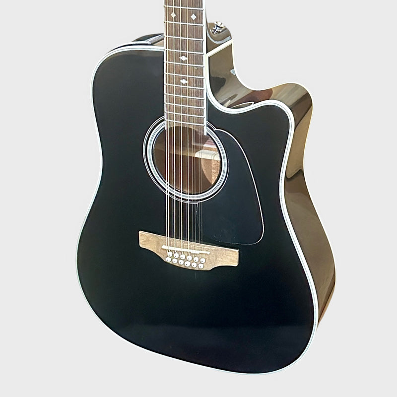 Takamine GD38CE 12-String Dreadnought Acoustic-Electric Guitar - Black