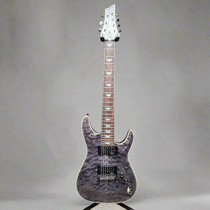 Schecter Omen Extreme 7 String Electric Guitar - See-Thru Black