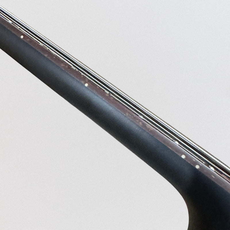 Warwick RockBass Alien Deluxe Thinline Hybrid 5 String Acoustic Electric Bass Guitar - Black Satin