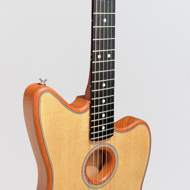 Fender American Acoustasonic Jazzmaster Acoustic-Electric Guitar - Natural