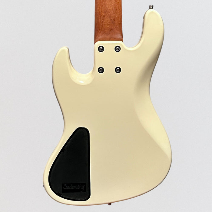 Sadowsky SMX MetroExpress Hybrid PJ 5-String Morado Red Electric Bass Guitar - White