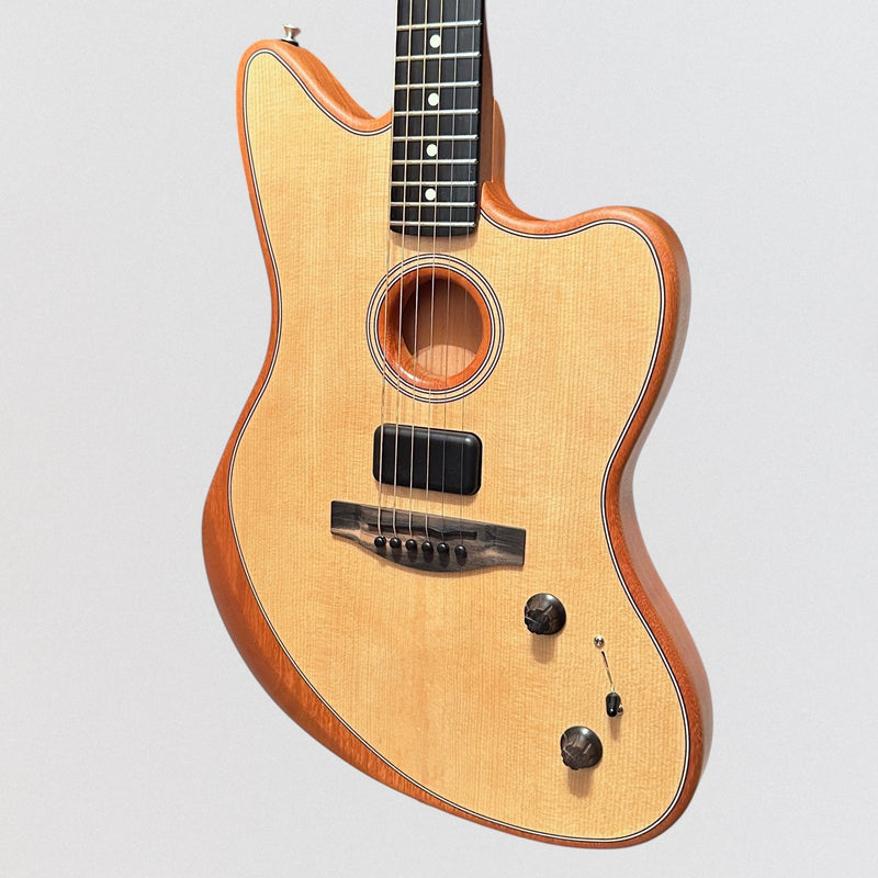 Fender American Acoustasonic Jazzmaster Acoustic-Electric Guitar - Natural
