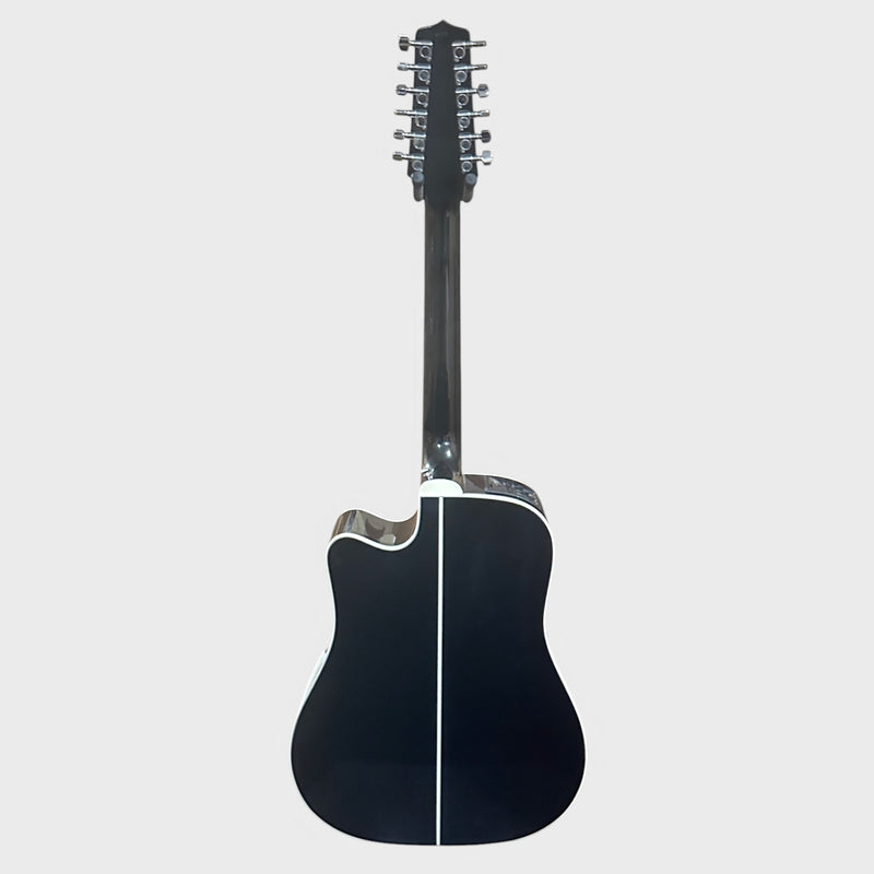 Takamine GD38CE 12-String Dreadnought Acoustic-Electric Guitar - Black