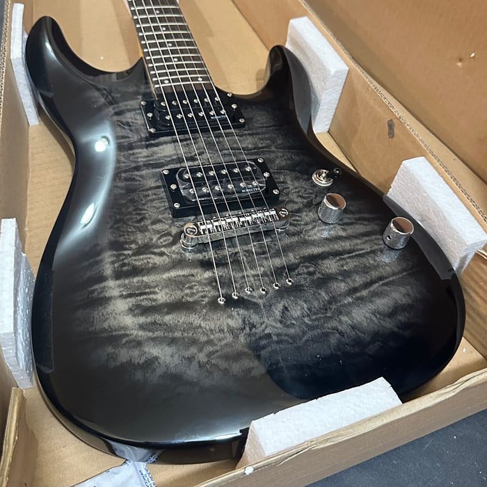 Schecter C-6 Plus Electric Guitar - Charcoal Burst