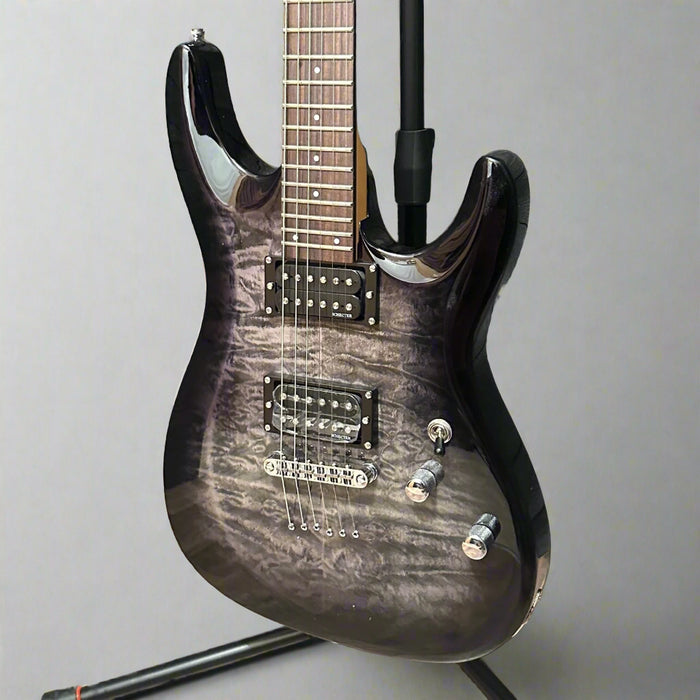Schecter C-6 Plus Electric Guitar - Charcoal Burst