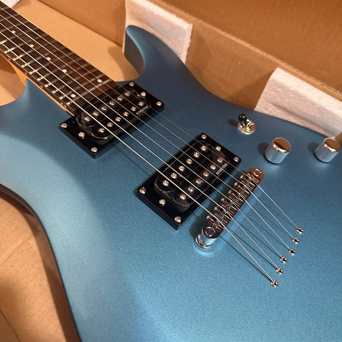 Schecter C-6 Deluxe Electric Guitar - Metallic Blue