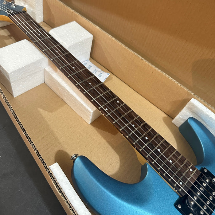 Schecter C-6 Deluxe Electric Guitar - Metallic Blue