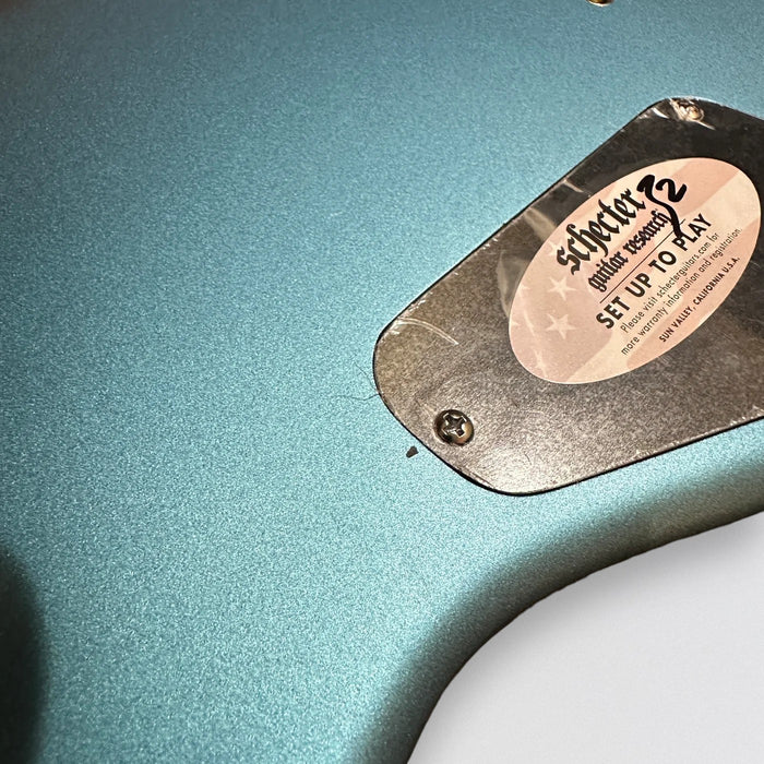 Schecter C-6 Deluxe Electric Guitar - Metallic Blue