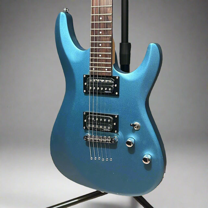 Schecter C-6 Deluxe Electric Guitar - Metallic Blue