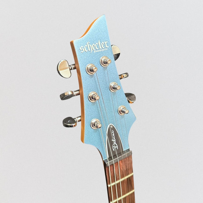 Schecter C-6 Deluxe Electric Guitar - Metallic Blue