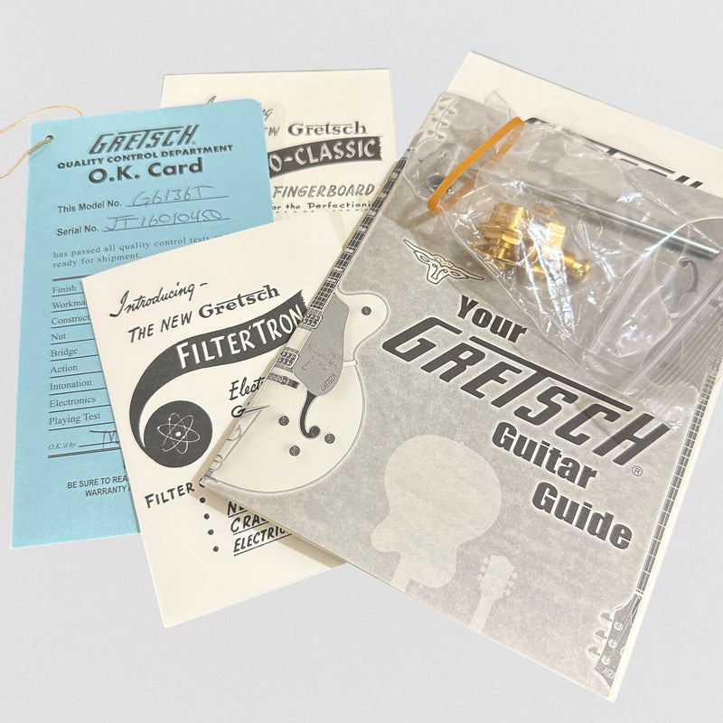 Gretsch G6136T White Falcon Hollow Body Bigsby MIJ Electric Guitar - White
