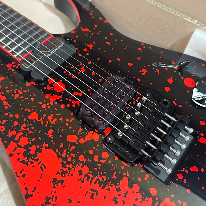 Schecter Sullivan King Banshee-6 FR-S Electric Guitar - Obsidian Blood