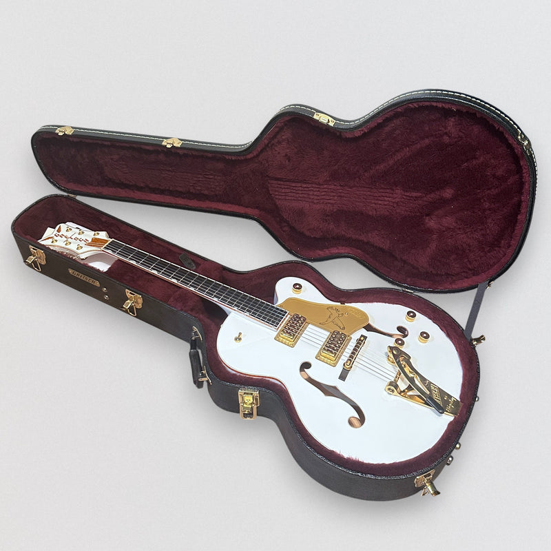 Gretsch G6136T White Falcon Hollow Body Bigsby MIJ Electric Guitar - White