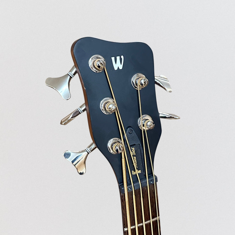 Warwick Alien Standard 5 String Acoustic Electric Bass Guitar - Black