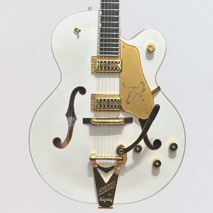 Gretsch G6136T White Falcon Hollow Body Bigsby MIJ Electric Guitar - White
